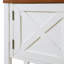 Console Tevrat Vintage | 4 tiroirs et tablette ouverte | Bois de pin massif et panneau de fibres à densité moyenne | Style classique avec rangement spacieux | Table de salon / canapé d'entrée-581288200-567610192