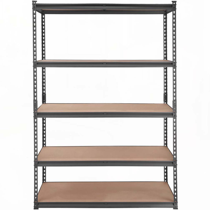Étagère de rangement VEVOR, réglable à 5 niveaux, capacité de 2 000 lb, étagère de rangement robuste en métal, noire, P 18 po x l 48 po x H 72 po pour la cuisine
