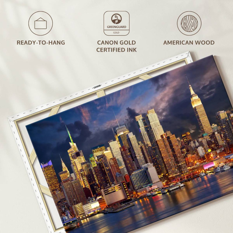Ravi Midtown Manhattan Skyline, 16" H x 24" W