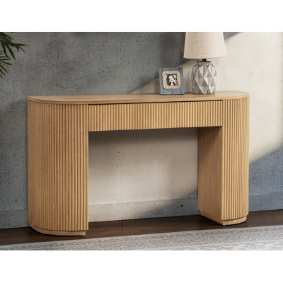 Console en chêne cannelé 52 po Queensbury