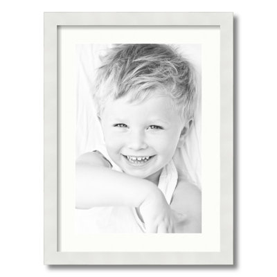 Wood Matte Picture Frame with Mat