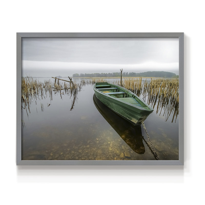 Green One -Framed Print - Restickable