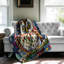 Yuletide Night Owl - 1 Piece Premium Sherpa Blanket-354068583