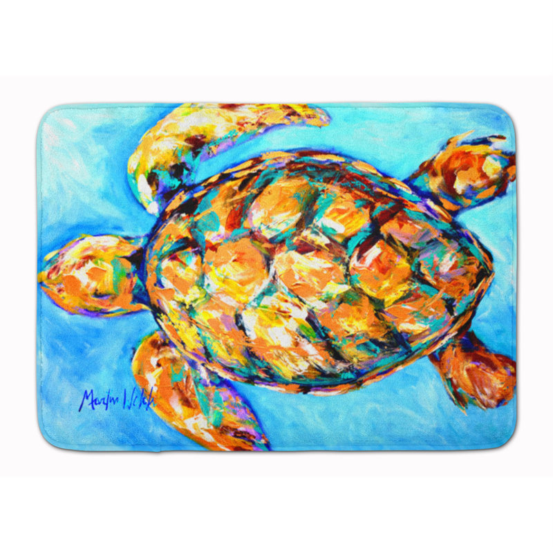 Espinosa Memory Foam Non-Slip Bath Rug