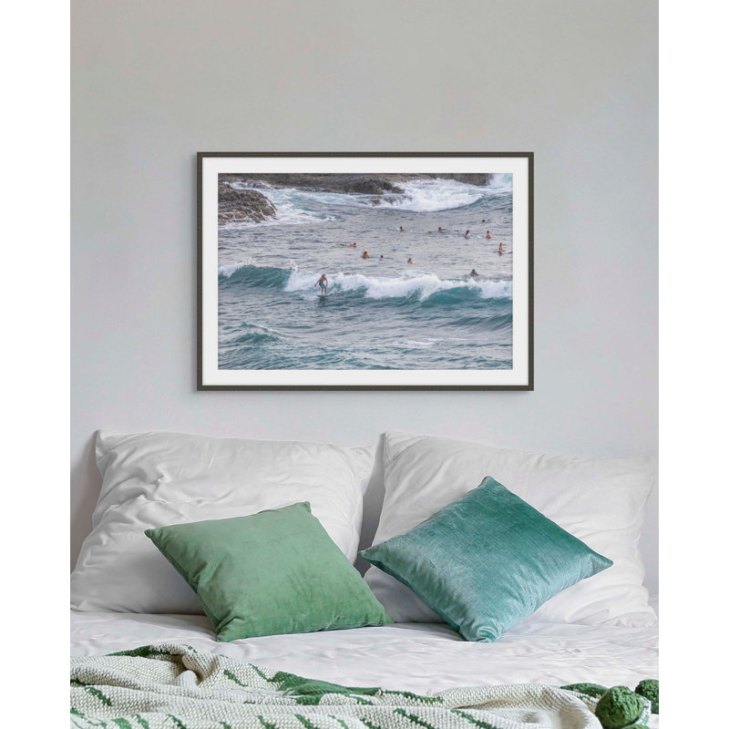 Lombok Surfer 4 Framed Print, 16.54" H x 21.54" W