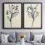 Floral Marker I - Ensemble de 2 reproductions d'art sur toile encadrées-522580247-522580242