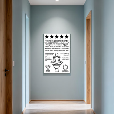 Siège de toilette Bath & Laundry Zen Moment Meditation
