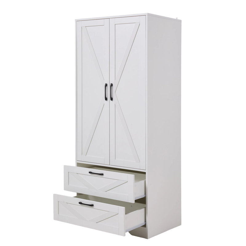 2 Door Metal Wardrobe