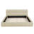 Queen Size Upholstered Platform Bed With Thick Fabric, Grounded Bed With Solid Frame-114246927
