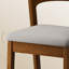 Chaise d'appoint à dossier solide brun noisette (ensemble de 8)-1535108292-1535108293