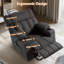 Large Power Lift Recliner Chairs with Cupholder, Remote Control, Side Pockets,Dark Grey-634057051
