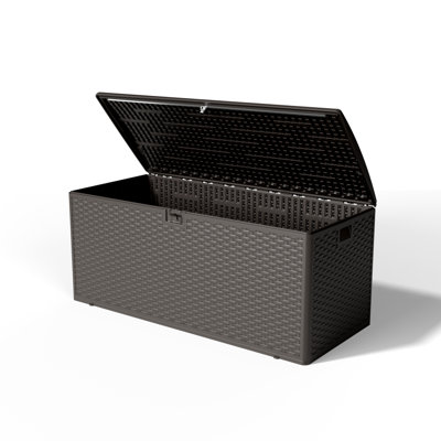 Boîte de rangement extérieure en osier 150Gal KD