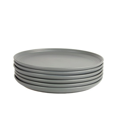 Assiette plate Double Line 10,5 po
