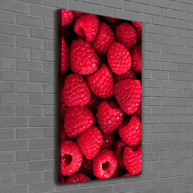 Raspberries - Wrapped Canvas Print