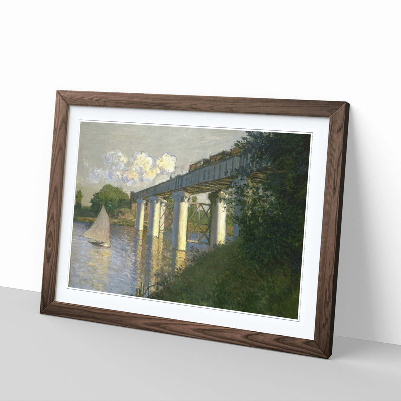 Claude Monet - Single Picture Frame Painting, Walnut