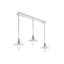 Luminaire suspendu linéaire pour îlot de cuisine 3 lumières Seybert-994462640