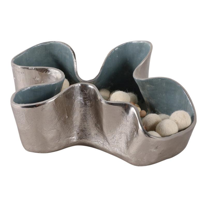 Bol en aluminium Alekzandra Freeform