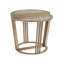 Sunset Key Glass Frame End Table