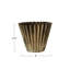 Vase cannelé en métal avec laiton antique vieilli-86782898-114139071