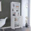 Bibliothèque Home 2 portes, unité de rangement moderne avec portes doubles et tablettes à plusieurs niveaux - Bureau-101995983