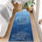 Ombre Abstract Runner Rugs 2x6 Machine Washable Area Rugs Ultra-Thin Non-Slip Stain Resistant Indoor Carpet for Hallway Entryway Kitchen Laundry-1557850201