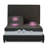 GoodVibeSleep Calm 11.5'' Medium Charcoal Infused Hybrid Mattress and Adjustable Base-98811891