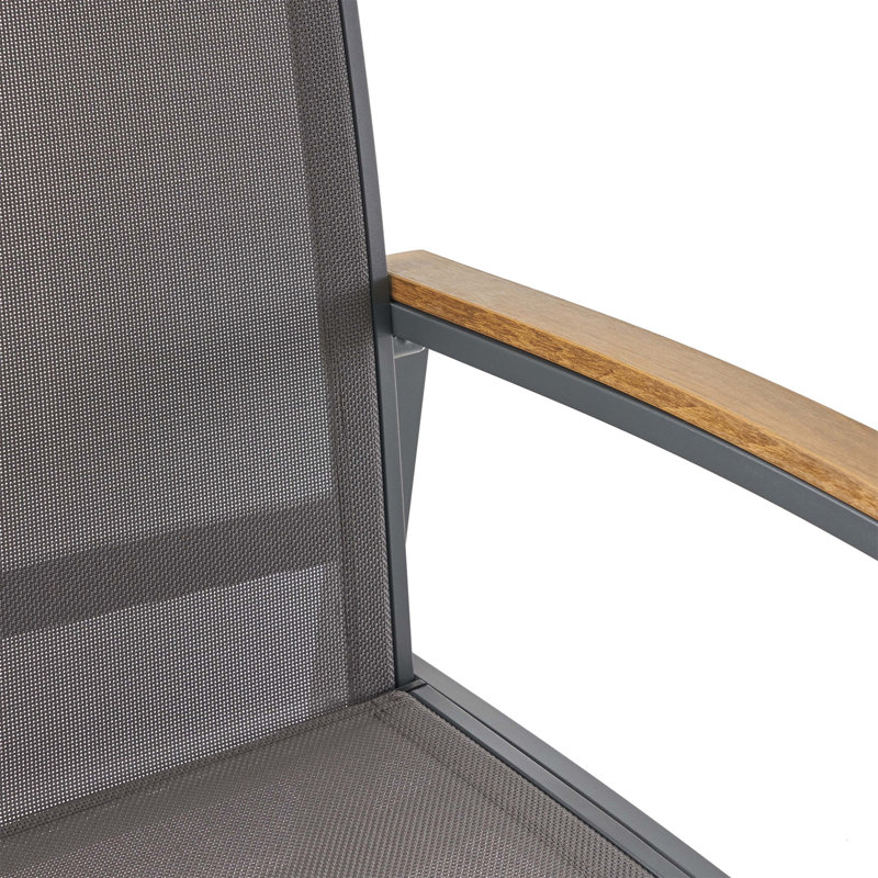 Ensemble de 2 chaises de salle à manger élégantes pour l'extérieur, de conception ergonomique pour le confort et la durabilité, parfaites pour le jardin et le patio