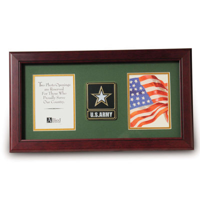 Rachelle Brown Wood Beveled Picture Frame with Mat