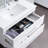 32-Inch Wall-Mounted Bathroom Vanity with Double Drawers, Soft-Close System,White Ceramic Sink-119015972-119015973-119015975