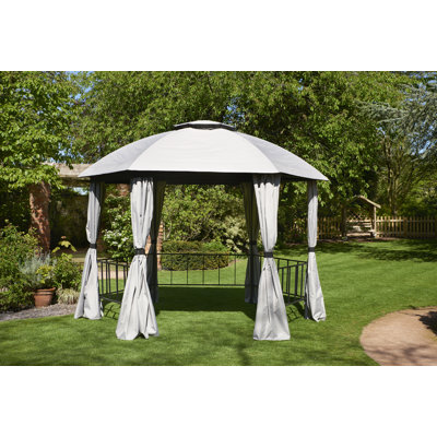 Rashee 3m x 3m Steel Patio Gazebo