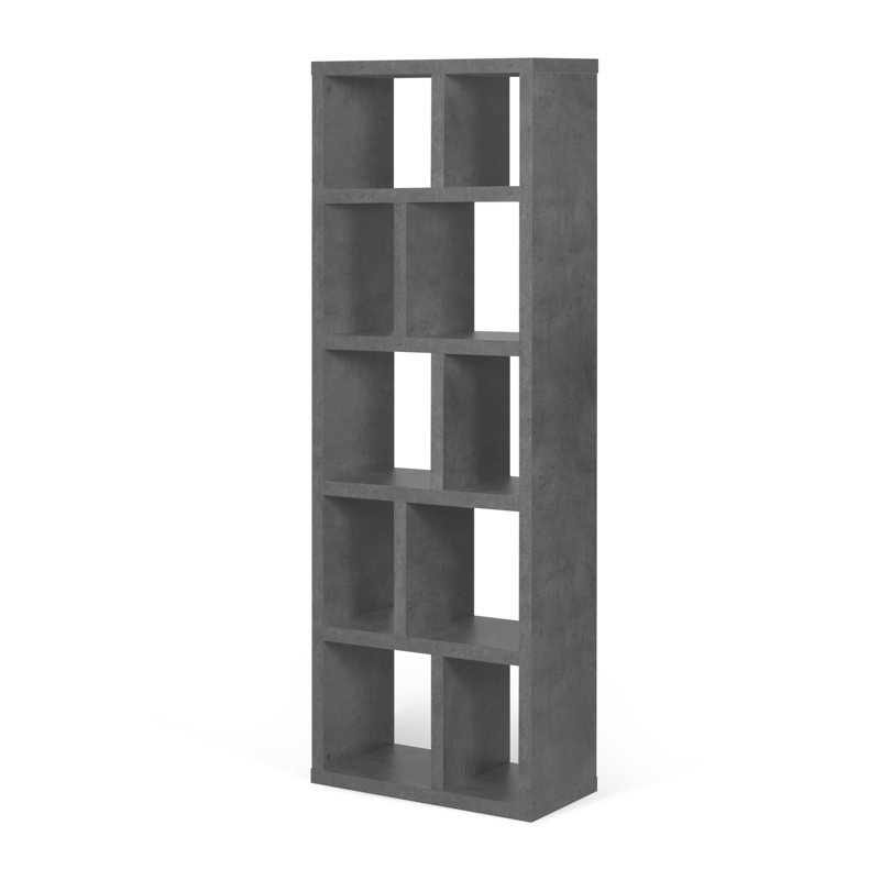 Bibliothèque cubes Stetson, Béton, (5 tablettes) H 78 po x l 28 po x P 13 po