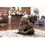 Deco Figurine Nude Man Hug Bronze 54cm