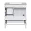 Meuble-lavabo 30 po avec lavabo, 3 tiroirs et porte à fermeture douce Urso, structure en bois massif Urso-640899637