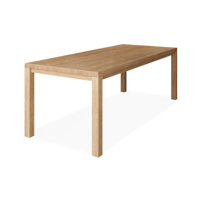 Bureau rectangulaire en bois massif Burlywood