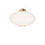 Illusion 22" Dimmable LED Flush Mount Light With Etched Opal Glass Shade and Built In Color Temperature Switch (2700K/3000K/3500K)-1407444450-1407444454