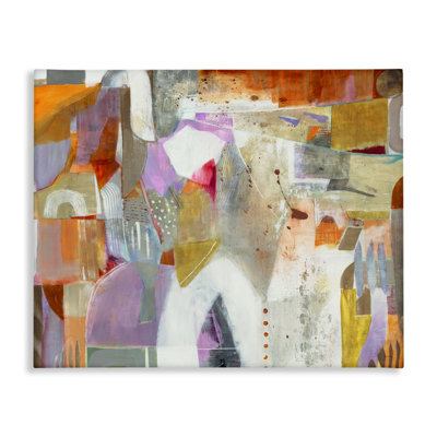 Warm Eclectic Composition Canvas, design by Jill Martin