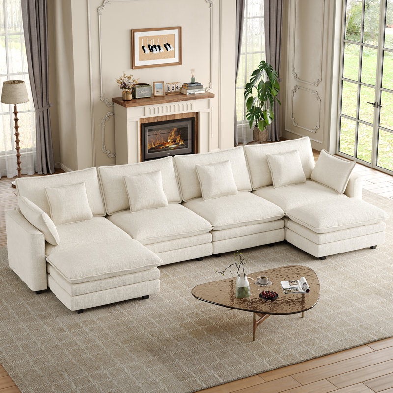Canapé modulaire 153,5 po Corvia, H 32,7 po x l 153,5 po x P 56,3 po