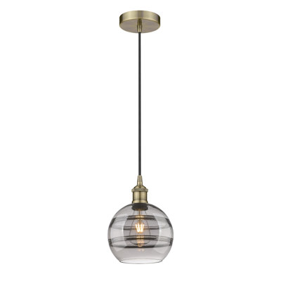 Luminaire suspendu 1 lumière Edison Bienes-616-G556