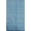 Tapis bleu ciel de style Gabbeh 6 x 10 avec des accents multicolores subtils