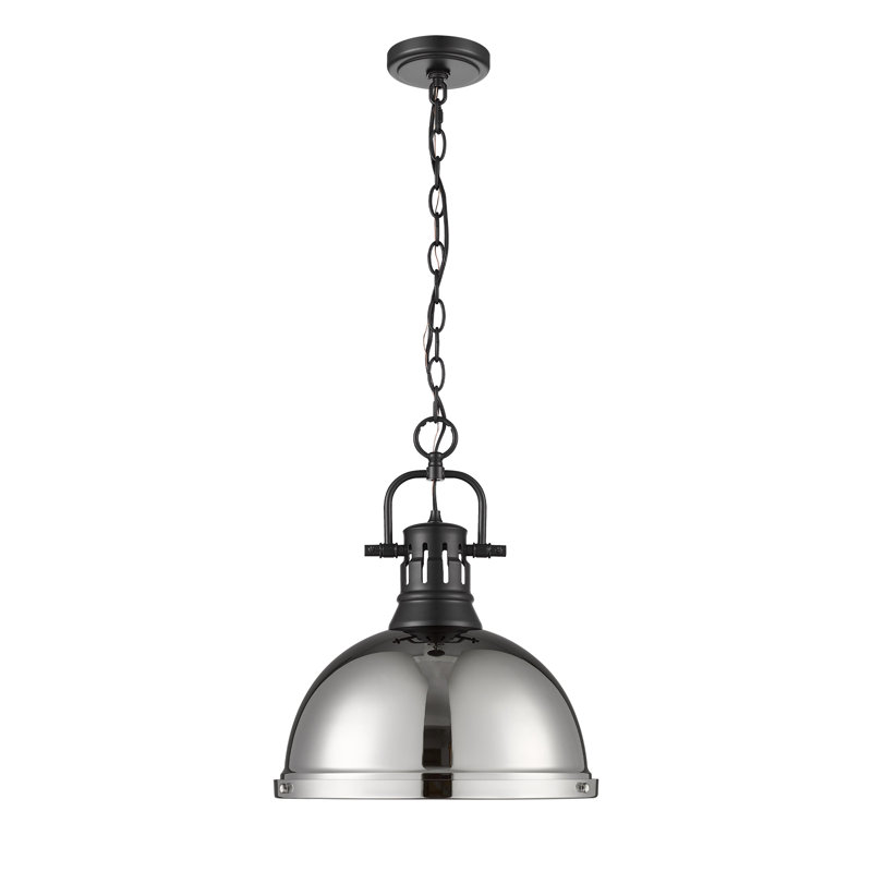 Alethia 1 - Light Pendant, Chrome, Matte Black