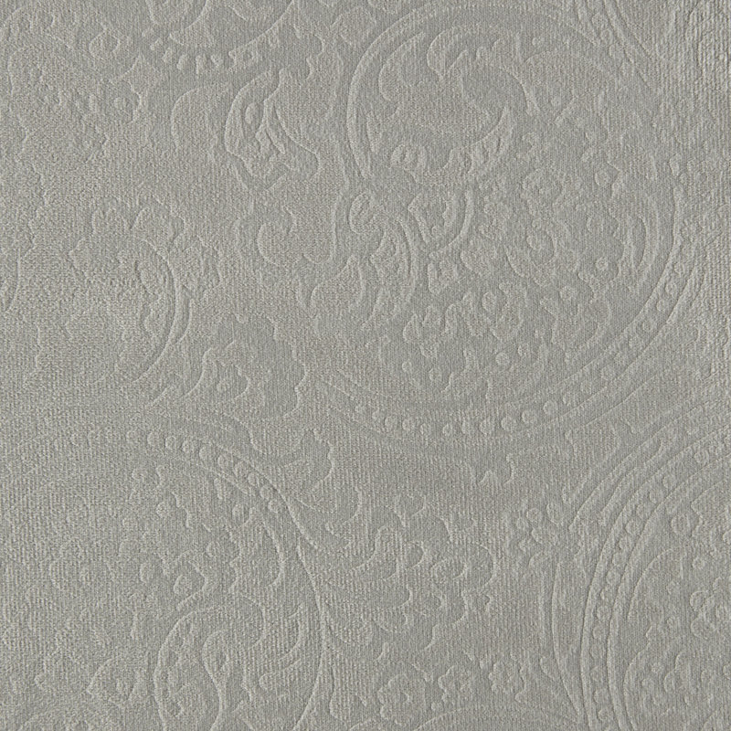 Causeuse Chesterfield en velours de style classique de 63,5 po avec garniture cloutée élégante, Velours gris velours