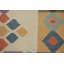 Geometric Wool Oriental Kilim  Area Rug 5x11