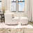 Swivel Accent Chair With Storage Ottoman-944819573