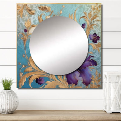 Lorreen - Décoration murale miroir Wildflowers