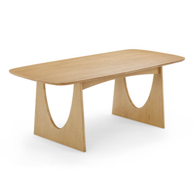 Cybill Solid Wood Base Dining Table