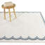Tapis à bordure moderne crème Hildegard-1616345519