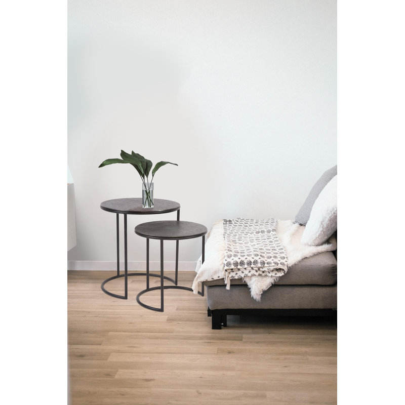 Candelo Nesting Tables, Graphite