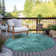 Jurnee Washable Ikat Indoor / Outdoor Rug