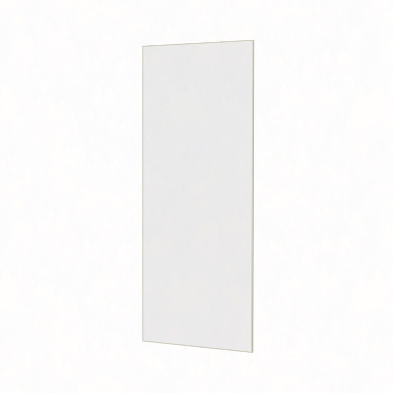 70" X 31" Full Length Mirror White  Aluminum Alloy Frame, Leaning Or Wall Mounted, High Definition, Shatter-Proof, Ideal For Bedroom, Living Room, Corridor - Modern Home Decor
