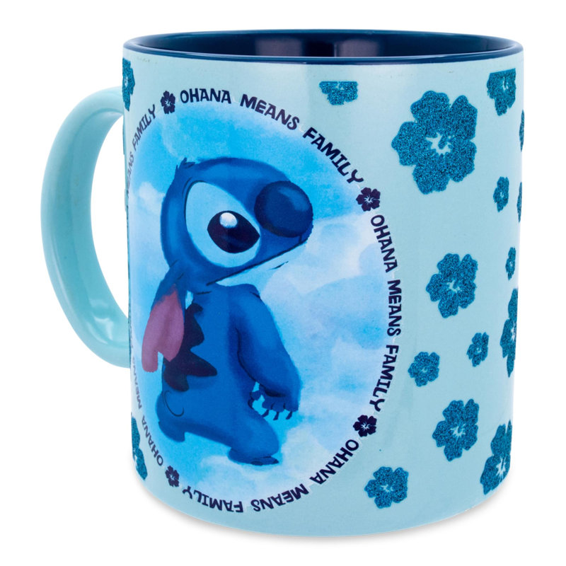 Tasse en céramique «Ohana Means Family» Disney Lilo & Stitch | Peut contenir 20 onces